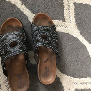 Clarks black Sandals